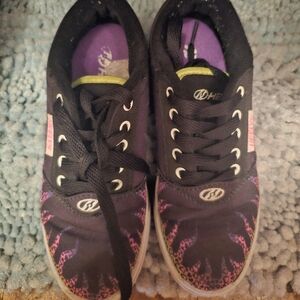 Heelys Black and Purple Sneakers with Wheels